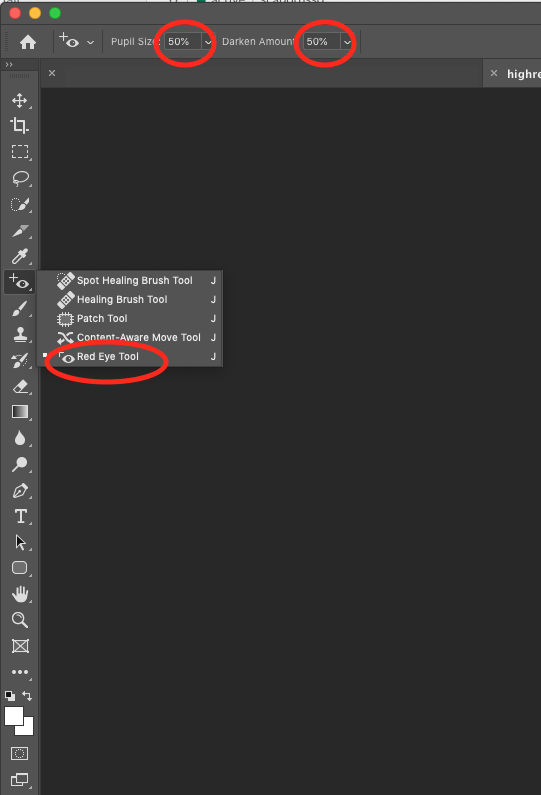 minimize dots in photoshop gone for mac